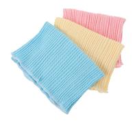 NUOBESTY 3pcs Newborn Belly Band with Double Belly Protection and Comfortable Cotton Material, Cartoon Style Simple Design Navel Band for Newborns to Keep Warm and Secure Color