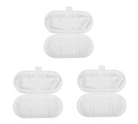 NUOBESTY 3pcs Portable Water Flosser Storage Case Organizer for Oral Irrigator and Nozzle Heads Travel-Friendly Compact Protective Container Compatible with Philips