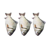NUOBESTY 3pcs Realistic Fish Simulation Pencil Case Cute Animal Shaped Pen Holder Unique Fish-Shaped Pencil Case for Girls School Office Supplies