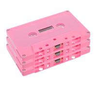 NUOBESTY 3pcs Retro Blank Cassette Tape Vintage Style Decorative Audio Tapes without Inner Core for DIY Recording and Home Decoration