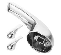 NUOBESTY 3pcs Shower Handle Slip Plastic Control Knob for Water Valve Ergonomic Temperature Regulation for Safe Shower Experience Water Flow Control