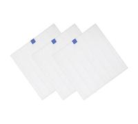 NUOBESTY 3pcs White Nail Dust Collector Filters Panel for Nail Dust Vacuum Machine Replacement Composite Pp Material with Ped Filters Paper High-efficiency Filtration for Home and Salon Use