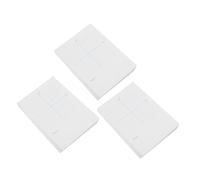 NUOBESTY 3pcs Xy Graph Paper Notebook Multi Use for Math Practice for Students Teachers Engineers for Classroom Homework Blue Vertical Design