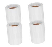 NUOBESTY 4 Rolls Blank Jewelry Price Tags Stickers Self Adhesive Kraft Paper Labels for Necklace Ring Bracelet Retail Display Writable Easy Peel Off Suitable for Shops Markets Exhibitions