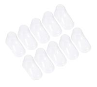 NUOBESTY 40pcs Feet Display Holder for Shoes and Socks Transparent Plastic Shoe Stands for Booties for Boys and Practical Sock Display Organizer