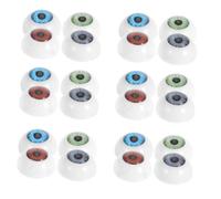 NUOBESTY 40pcs Plastic Craft Eyes for Dolls Realistic Round Handmade Fake Eyes for Crochet Plushies DIY Puppet Decoration Making