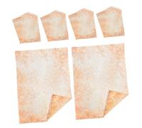 NUOBESTY 40pcs Retro Writing Paper Double-Sided Vintage Stationery for Letters and Scrapbook Projects Smooth Ink-Resistant Antique Design for Calligraphy and Creative Crafts