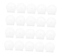 NUOBESTY 40Pcs Transparent CD Case Durable Portable DVD Storage Box for Organizing Discs Design for Easy Carrying for Music Video Storage