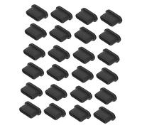 NUOBESTY 40Pcs Type C Dust Plugs for Mobile Phones Silicone Charger Protectors Durable Dust Covers to Prevent Buildup Easy Installation for Charging Ports
