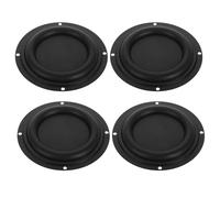 NUOBESTY 4Pcs 4-Inch Passive Bass Radiator Diaphragm with Screws 105Mm Round Vibration Plate for Car Audio Loudspeaker Subwoofer Speaker DIY Replacement