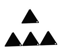 NUOBESTY 4pcs Acrylic Triangle Snowboard Wax Remover Tool Shape for All Ski Boards Essential Accessory for Winter Sports Enthusiasts Stylish Design for Easy Maintenance and Wax Removal