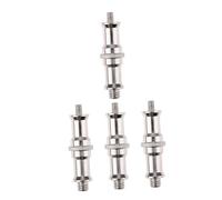 NUOBESTY 4pcs Adapter to Screw Threaded Cold Shoe Mount for Light Stand Mic Boom Arm Quick Connect