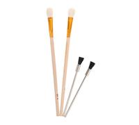 NUOBESTY 4PCS Airbrush Cleaning Brushes with Metal Handles for Airbrush Parts Durable Portable Spray Pen Cleaner for Quick Easy Maintenance and Efficient Household Use
