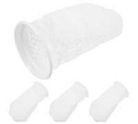 NUOBESTY 4pcs Aquarium Socks Filter Mesh Design for Fish Tank Cleaning Filter Supply for Aquarium Filtering and Maintenance