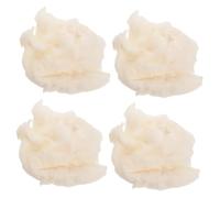 NUOBESTY 4pcs Artificial Cloud Props Lightweight Cotton Filling for Model Fog Effect Handcrafted Smoke Simulation Accessories for Stage Decor Creative Display and Themed Exhibits