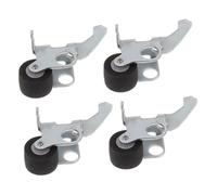 NUOBESTY 4Pcs Bearing Roller for Video Recorders Durable Iron Frame Pinch Roller Replacement for Tape Machines Enhance Magnetic Head Contact and Signal Quality