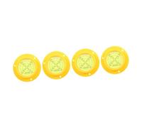 NUOBESTY 4pcs Bubble Level Measuring Tool with Base Round Spirit Level for Rvs Refrigerators Tripods More Durable Easy to Use for Home Office Leveling Tasks