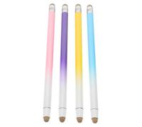 NUOBESTY 4pcs Capacitive Stylus Pens Dual-function for Precise Writing and Drawing Tablets and Smartphones with Soft Abrasion-resistant Tips Portable for Business Classroom and Remote Use
