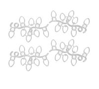NUOBESTY 4pcs Die Cuts: Carbon Steel Embossing Die Cuts - Delicate Ornament Mold Templates for Card Making - Metal Stencils for DIY Christmas Decorations