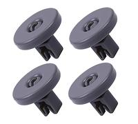 NUOBESTY 4pcs Dishwasher Accessories Wheels Replacement Parts for Dishwasher Lower Rack Wheel and Roller Compatible Dish Washers Machines and Racks