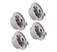 NUOBESTY 4pcs Dishwasher Wheels Replacement for Lower Rack Compatible with Neff Easy to Install Dish Rack Rollers for Smooth Movement Kitchen Appliances