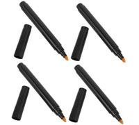 NUOBESTY 4pcs Eccentric Knife Head Banknote Tester Pens Money Checker Pen Portable Currency Verification Marker for Banknote Detection