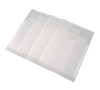 NUOBESTY 4pcs Expanding File Organiser Folder with Carrying Handle Accordion Document Storage Bag for Receipts Contracts and Papers Portable Office Organizer for Home School and Travel