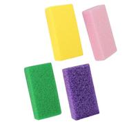 NUOBESTY 4Pcs Foot Callus Remover Set PU Foam Pedicure Files Dual Grit Foot Rubbing Tools for Dead Skin Exfoliation for Hard Skin Treatment at Home