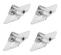 NUOBESTY 4pcs Garage Door Hinge Replacement Durable Bracket Accessory for Home Garage Doors Smooth Surface Easy Installation Reliable Hinges for Enhanced Functionality