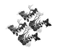 NUOBESTY 4Pcs Halloween Hair Barrettes Set with Black Spider Web, Ghost Skull, Butterfly and Netting Design - Gothic Horror Hair Clips for Halloween Party Costumes and Themed Events