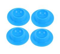 NUOBESTY 4pcs Hard Boiled Egg Carrier Egg Cups Holder Silicone Base for Kitchen Countertop