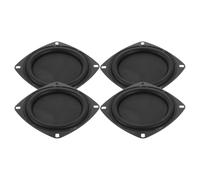 NUOBESTY 4pcs Inch Speaker Diaphragm Plate for Bass Speaker and Subwoofer, Iron Passive Radiator with Low Power Consumption and Enhanced Bass Response, for Theatre and Gaming Audio Repair