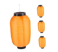 NUOBESTY 4pcs Japanese Hanging Lanterns Traditional Style for Home Restaurant Garden Party Decoration Indoor Festival Lighting with Warm Soft Glow