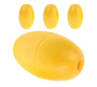 NUOBESTY 4pcs Marine Anchor Buoy Float Set for Yacht and Kayak, Waterproof Pvc Rope Floats with Easy Installation, Yellow Marker Buoys for Boating and Water Fishing