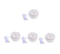 NUOBESTY 4pcs Mini Washer Turbine Washing Machine Portable Collapsible Laundry Wash Tub for Socks Clothes Washing Machine for Dorm Travel