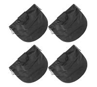 NUOBESTY 4Pcs Motorcycle Helmet Storage Drawstring Bags Small Round Half Helmet Pouch Waterproof Portable Carrier for Motorbike Cycling Gear