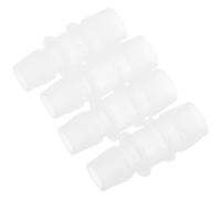 NUOBESTY 4pcs Plastic Barbed Adapter for Aquarium Water Pipe Hose Connector 12mm to 16mm Pool Hose Connector Prevents Water Leakage and Resists Deformation for Fish Tanks and Aquatic