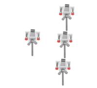 NUOBESTY 4pcs Portable Hotel Door Lock Heavy Duty Travel Security Stopper for Apartments Hotels Versatile Door Locking Easy to Use Lightweight Durable
