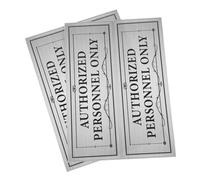 NUOBESTY 4pcs PVC Staff Access Sign Bold Font Employee Only Stickers for Office Doors Walls Self-adhesive Decals for Public Spaces Easy to Apply Fade-resistant Workplace Control