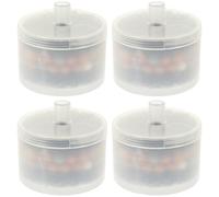 NUOBESTY 4Pcs Replacement Cat Water Dispenser Filters for Pet Water Fountain Accessories Fine Filtering Carbon Sponge Elements Compatible with Kitten and Cat Drinking Fountains