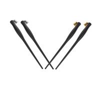 NUOBESTY 4pcs Resin Dip Pen Holder with Comfortable Grip Ink Control Calligraphy Tool for Artistic Writing and Personal Use Includes Gold and Silver Handles for Mastering Fonts and Creative