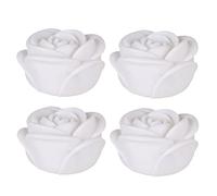 NUOBESTY 4Pcs Romantic Simulated Rose Electric Candle Lamps Creative LED Night Lights Flameless and Smokeless Party Prop for Wedding and Home Decoration