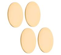 NUOBESTY 4pcs Round Copper Metal Stamping Blanks for Handheld Embossing Stamping Tough Copper for Accurate Impressions DIY Crafts and Professional Artistic Projects