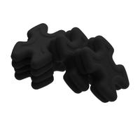 NUOBESTY 4pcs Rubber Bow Limb Dampener for Compound Bows, Skill Improvement and Accuracy Enhancer, Black Split Limb Stabilizer Silencer for Professional Archers and Enthusiasts, Suitable