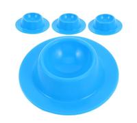 NUOBESTY 4pcs Silicone Egg Holder Stand Egg Trays Storage Container Chicken Platter Holder for Countertop Display