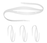 NUOBESTY 4pcs Silicone Scuba Mask Replacement Strap for Diving Goggles Adjustable Anti-slip Design, Sturdy Material Extends Mask Life, Suitable for Snorkeling and Swimming Activities