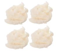 NUOBESTY 4pcs Simulation Smoke Cotton Cloud Props Lightweight Fog Effect Cotton Filling for DIY Wedding Party Ceiling Decorations and Model Scene Enhancement