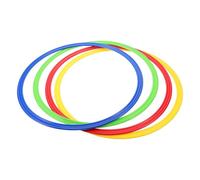 NUOBESTY 4pcs Speed and Agility Training Rings for Soccer Party Decor Plastic Football Training Gear with Agility Improvement Sports Supplies for Football Players