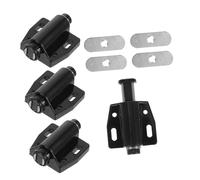 NUOBESTY 4pcs Stainless Steel Magnetic Door Latches Push to Open Cabinet and Wardrobe for Kitchen Bathroom Secure Closure with Sleek Modern Design