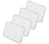 NUOBESTY 4pcs Stamp Collector Storage Boxes Stamp Display Case Protective Album for Beginner Collection and Organizing